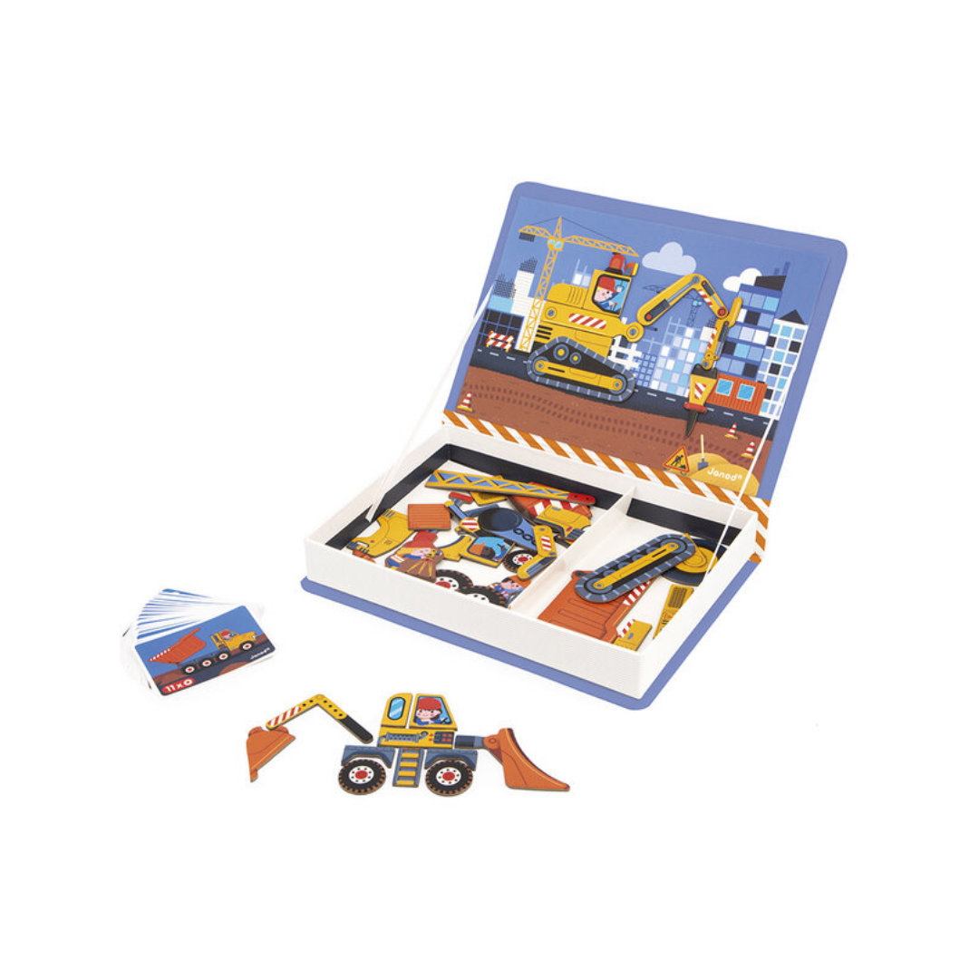 Janod - Magnetiboek Constructie