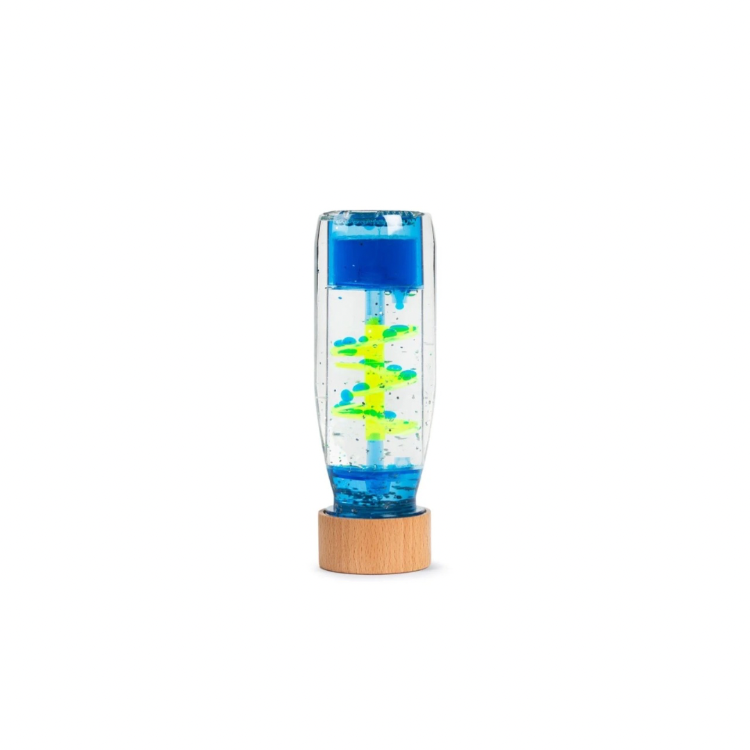 Petit Boum - Sensorische Fles Move - Spiraal Blauw