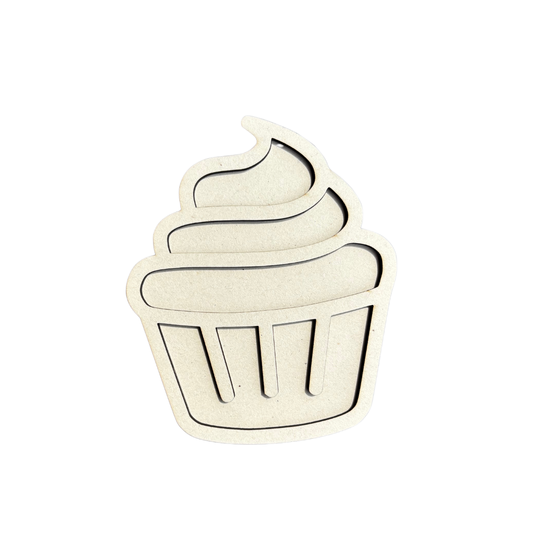 Vulvorm cupcake
