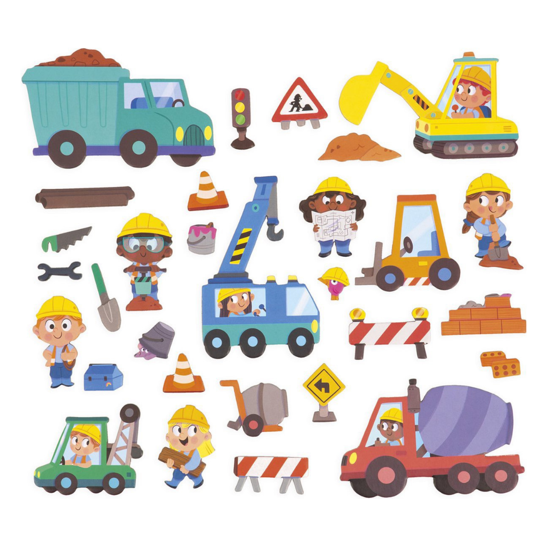 Janod - Magneti Stories Bouwterrein