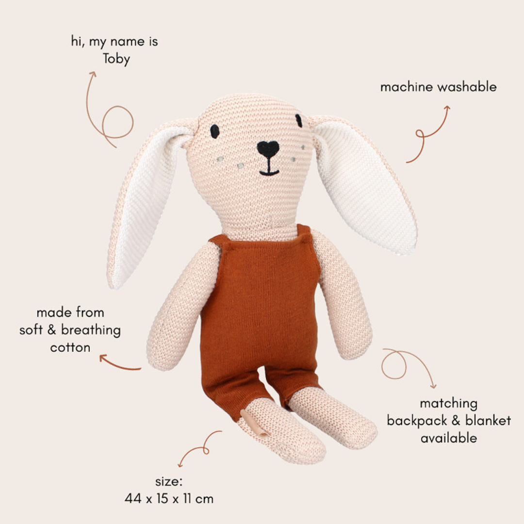 Knuffel Toby Cuddle Me Tight - Beige