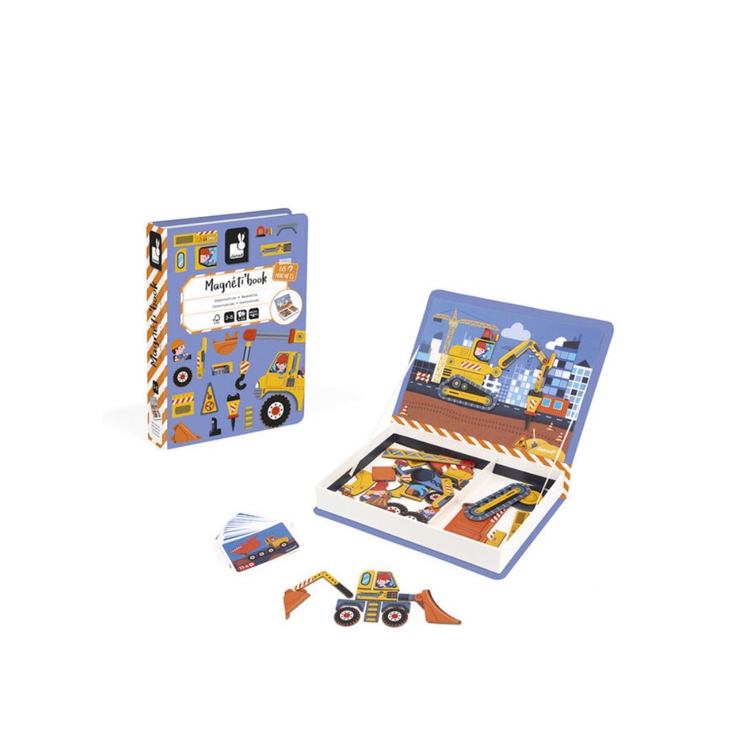 Janod - Magnetiboek Constructie