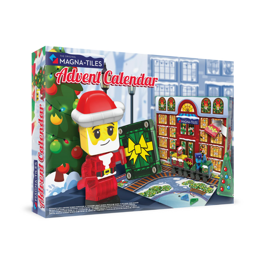 MAGNA-TILES® Adventskalender – 34-delige Magnetische Constructieset