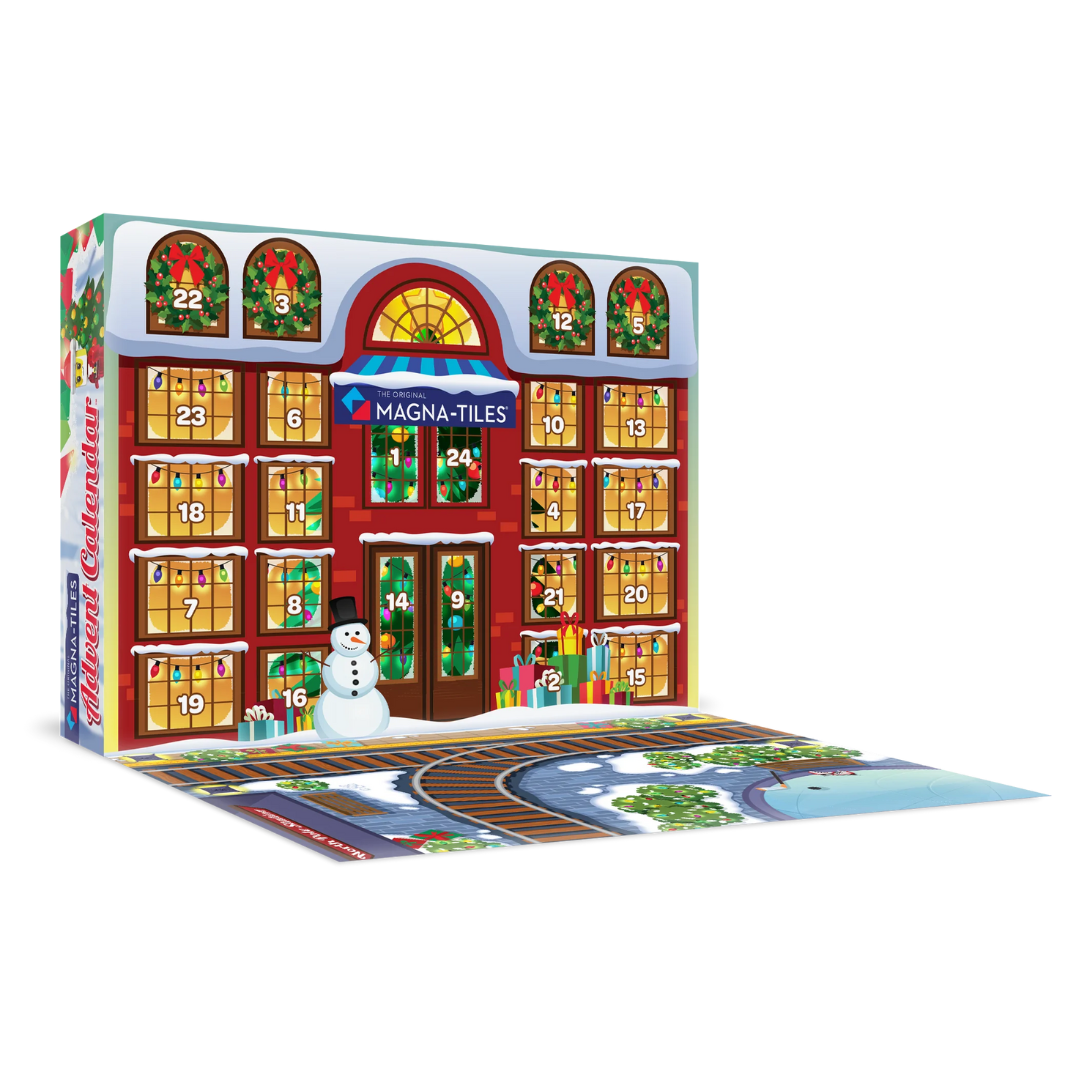 MAGNA-TILES® Adventskalender – 34-delige Magnetische Constructieset