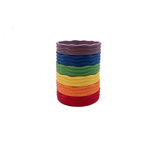 Grennn 'Wave' regenboogbakjes set